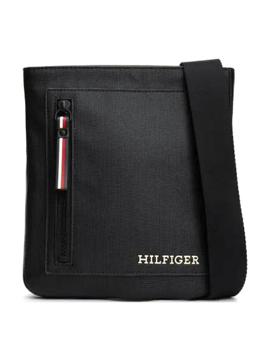 Tommy Hilfiger Ανδρική Τσάντα Στήθους Μαύρη