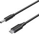 Unitek Cable USB-C male - DC 1.8m (C14120BK-1.8M) 1pcs