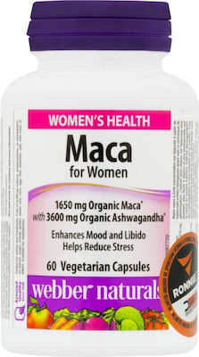 Webber Naturals Maca For Women [60 Κάψουλες]