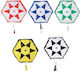 Hexagon Fabric Kite (Various Colours) 1 Piece L140A