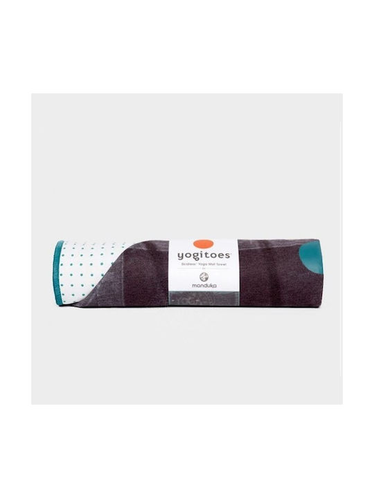 Manduka Yogitoes Πετσέτα Yoga Γυμναστηρίου με Μικροΐνες Πολύχρωμη