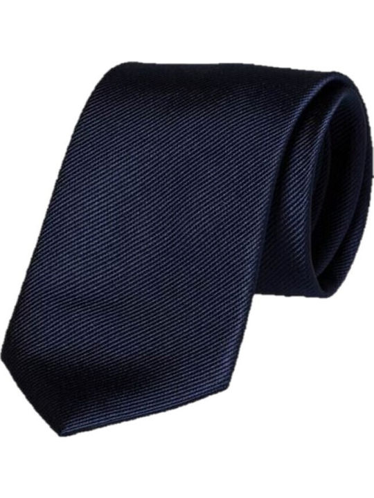 Ανδρική Γραβάτα με Σχέδια σε Navy Μπλε Χρώμα