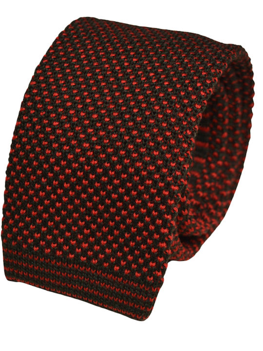 Zaza Men's Tie Wool Knitted in Red Color