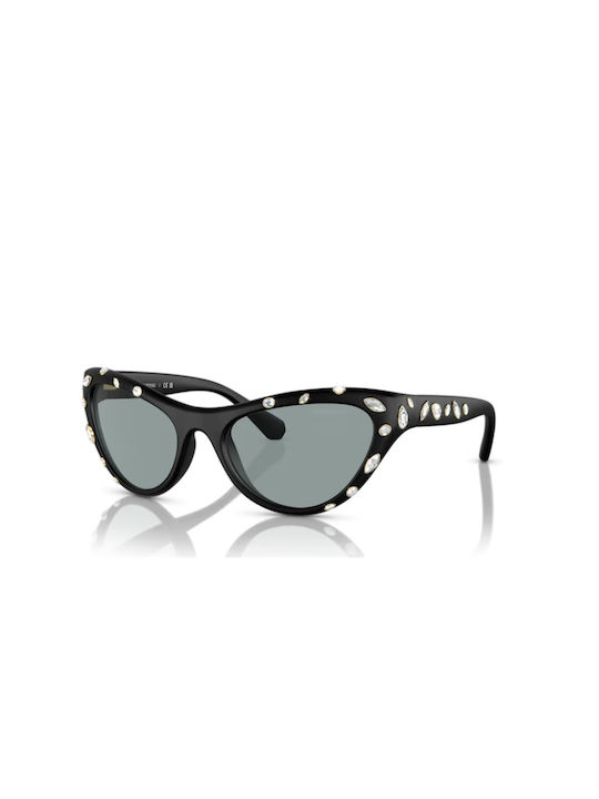 Swarovski Дамски Слънчеви очила с Черно Пластмасов Рамка 5679529
