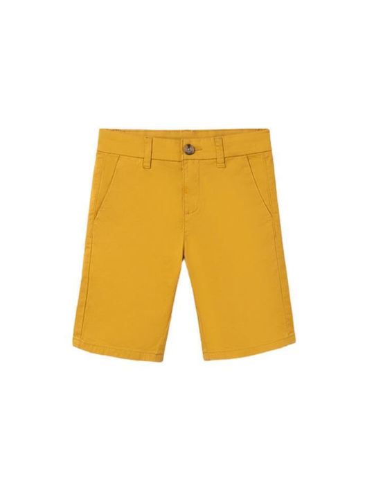 Mayoral Kids Shorts/Bermuda Fabric Mustard