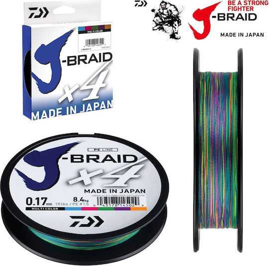 Daiwa J-braid X4 Multi Νήμα Ψαρέματος Μήκους 500m