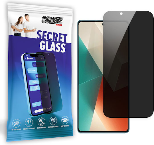 GrizzGlass Ceramică Privacy Screen Protector (Redmi Note 13 4G)