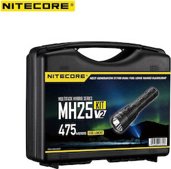 NiteCore Φακός LED με Μέγιστη Φωτεινότητα 1300lm Mh25 V2 Kit
