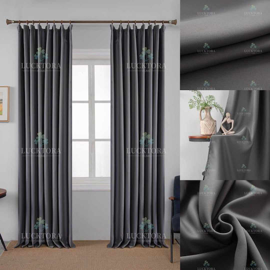 Kids Rod Pocket Curtain Gray 15215582 270x300cm