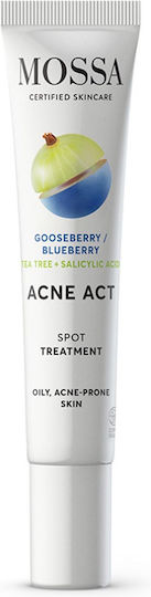 Mossa Cosmetics Mossa Acne Act Терапия против акне с боровинка 15 мл