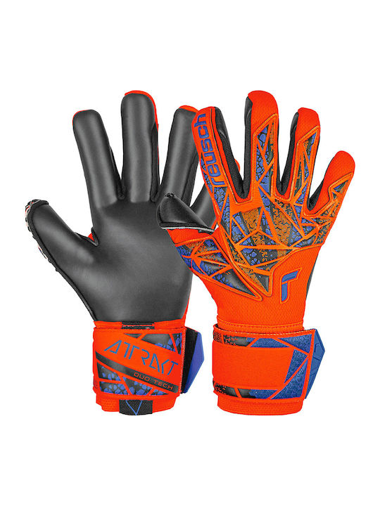 Reusch Attrakt Duo Adults Goalkeeper Gloves Orange