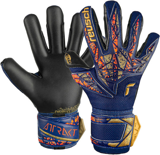 Reusch Attrakt Gold X Adults Goalkeeper Gloves Blue