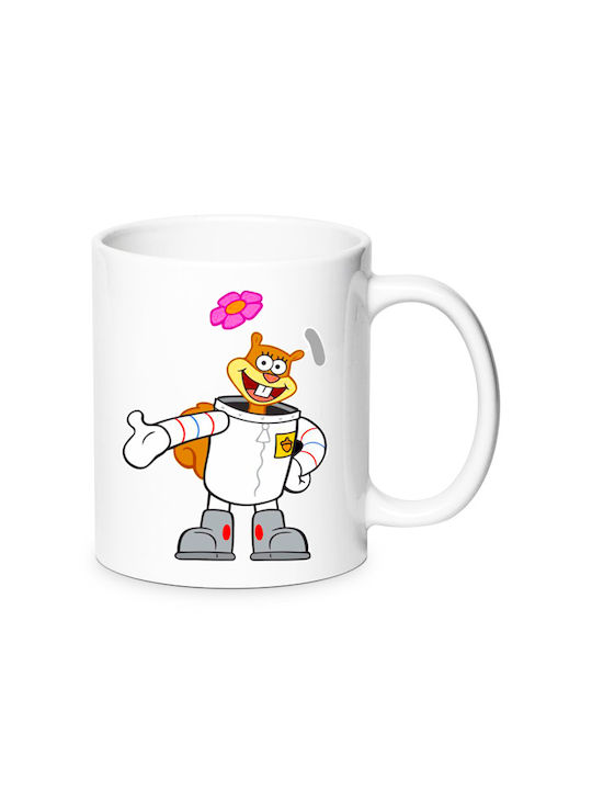 Spongebob Tasse Keramik Weiß 330ml 1Stück