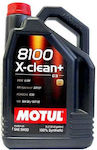 Motul 8100 X-clean Synthetic Car Lubricant 5W-30 C3 / API SM/CF 5lt