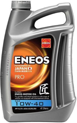 Eneos Premium Синтетичен Масло за Автомобили 10W-40 4лт