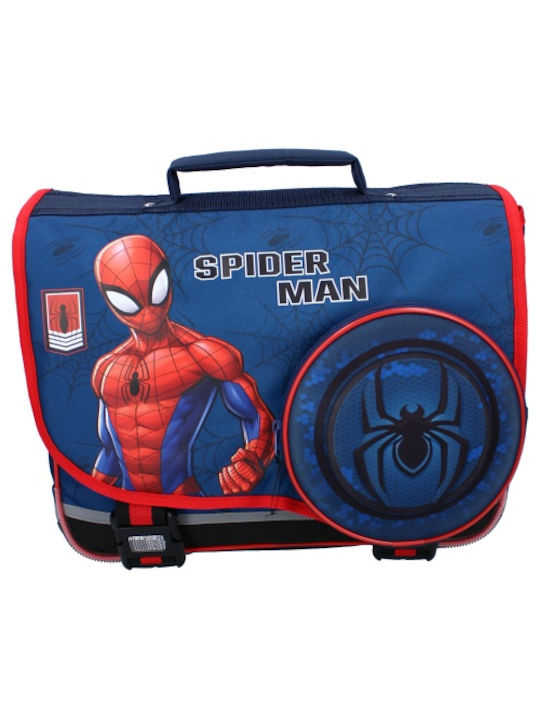 Spiderman Σχολική Τσάντα Πλάτης Δημοτικού Μπλε