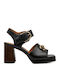 Leder Sandalen Schwarz