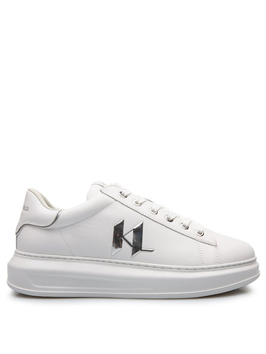 Karl Lagerfeld Ανδρικά Sneakers Λευκά