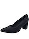 Piccadilly Anatomic Pointed Toe Black Heels