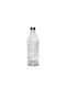 ArteLibre Bottle Water Metallic with Screw Cap Transparent 1000ml