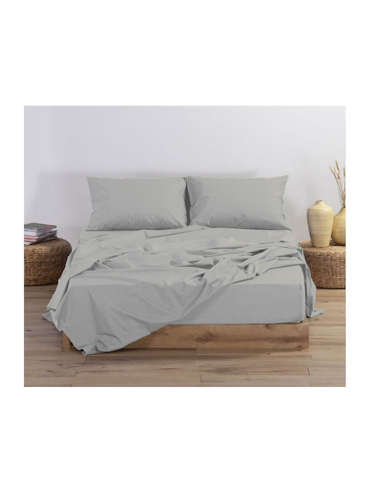 Nef-Nef Homeware Basic Σεντόνι Υπέρδιπλο με Λάσ...