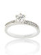 Facadoro Ring in White Gold 14k with Zircon Dkt-000553λ