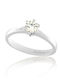 Facadoro Ring in White Gold 14k with Zircon Dkt-000092l