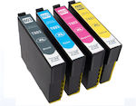 Cartuș de cerneală compatibil pentru imprimante InkJet Epson 603XL 17ml Negru 4buc