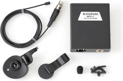 Hammond HMH-100 For Harmonica Wired Microphone Clip On Set