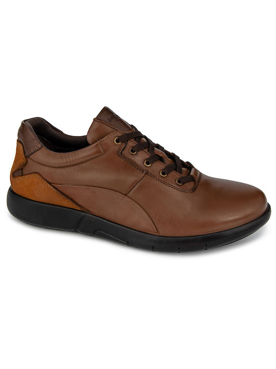 Boxer Men's Leather Casual Shoes Tabac Brown