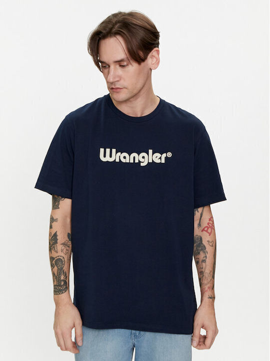 Wrangler Herren T-Shirt Kurzarm Dark Blue