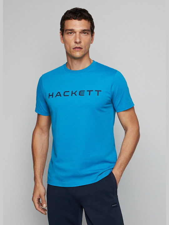 Hackett T-shirt Bărbătesc cu Mânecă Scurtă BLUE