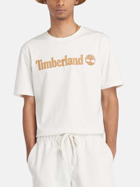 Timberland Kennebec River Linear T-shirt Bărbătesc cu Mânecă Scurtă Natural