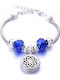 Damen Armband aus Stahl 24cm