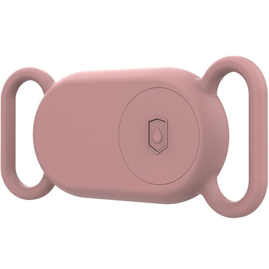 Θήκη Κολάρου Κατοικιδίων Σιλικόνης για SmartTag2 σε Ροζ χρώμα