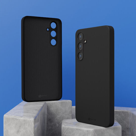 Prio Back Cover Σιλικόνης Μαύρο (Galaxy S24)