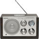 Orava RR-29 Retro Επιτραπέζιο Ραδιόφωνο Ρεύματος με USB Γκρι