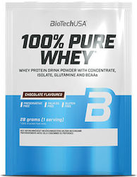 Biotech USA 100% Pure Whey Biologică Proteină din Zer Fără gluten cu Aromă de Plăcintă cu mere 28gr