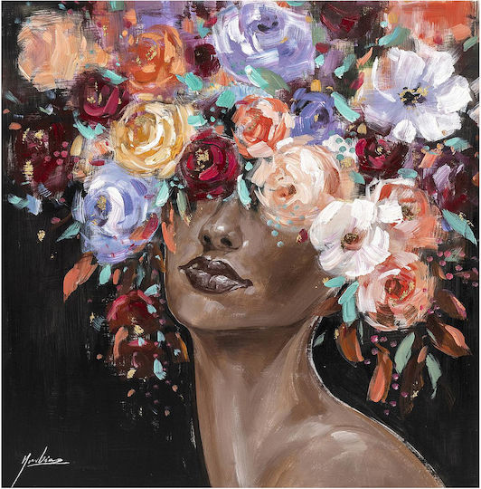ArteLibre Πίνακας Ξύλινος 80x80cm