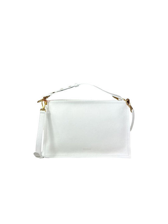 Coccinelle Leather Women's Bag Shoulder White