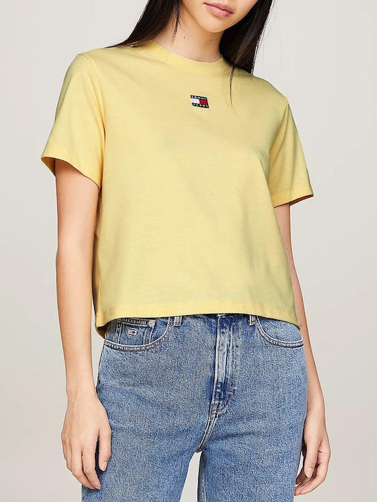 Tommy Hilfiger Damen T-Shirt Gelb