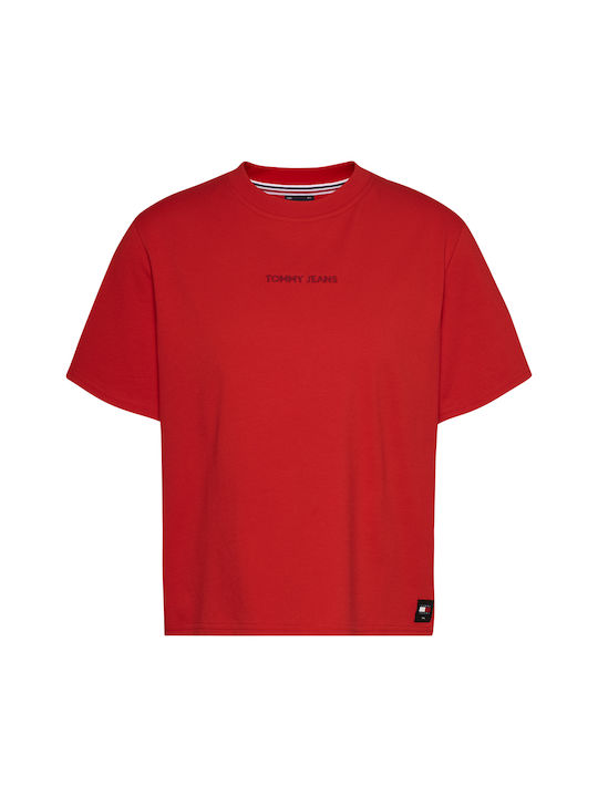 Tommy Hilfiger Γυναικείο T-shirt Κόκκινο