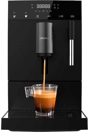 Cecotec Cremmaet Compact Αυτόματη Μηχανή Espresso 1470W Πίεσης 19bar Μαύρη