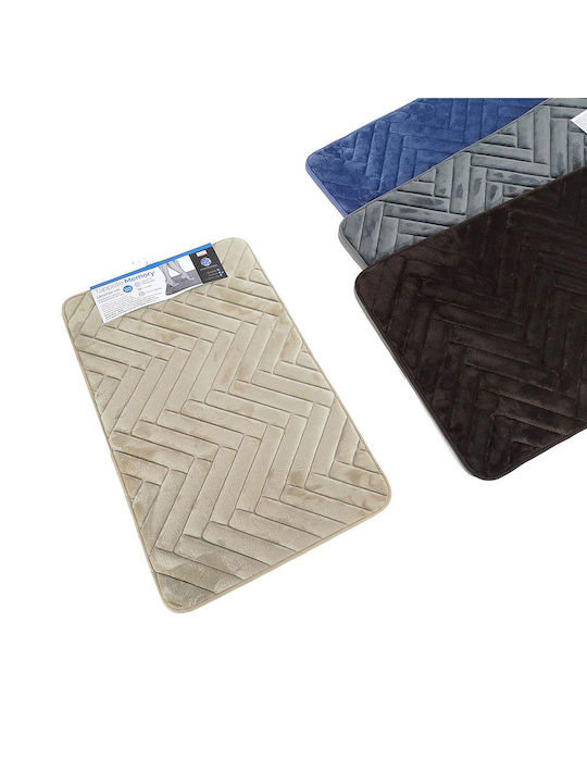 ArteLibre Πατάκι Εισόδου Memory Foam Zigzag Mat 50x80εκ. (Διάφορα Χρώματα)