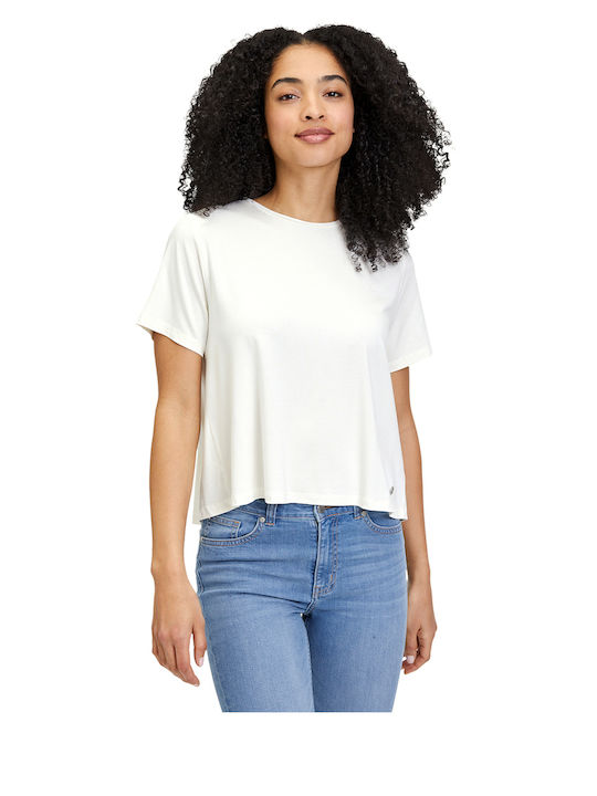 Tamaris Damen T-shirt Ecru