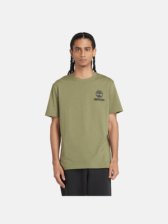 Timberland Herren T-Shirt Kurzarm Green