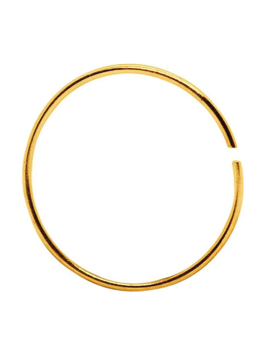 Piercing.gr Обеци Кръгче Нос от Позлатено Сребро 0.6мм