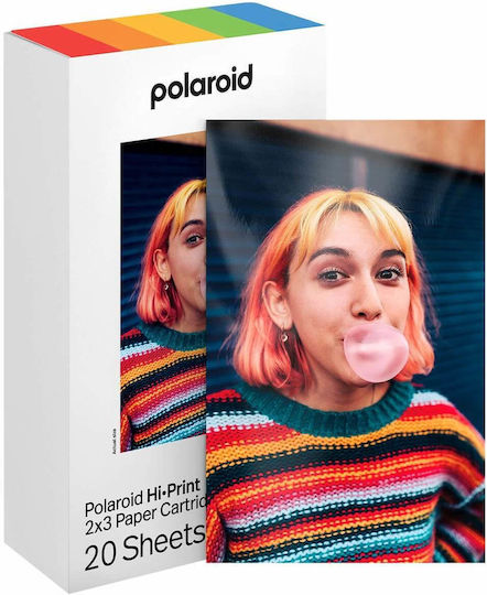 Polaroid Hi-Print Gen 2 Photo Paper Instant 2x3 for Thermal Sublimation/Transfer Printers / Inkjet 20 Sheets