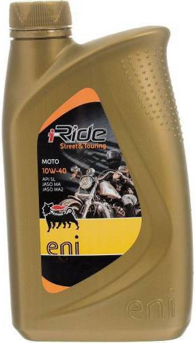 Eni I-ride 10W-40 Ημισυνθετικό Λάδι Μοτοσυκλέτας για Τετράχρονους Κινητήρες 1lt
