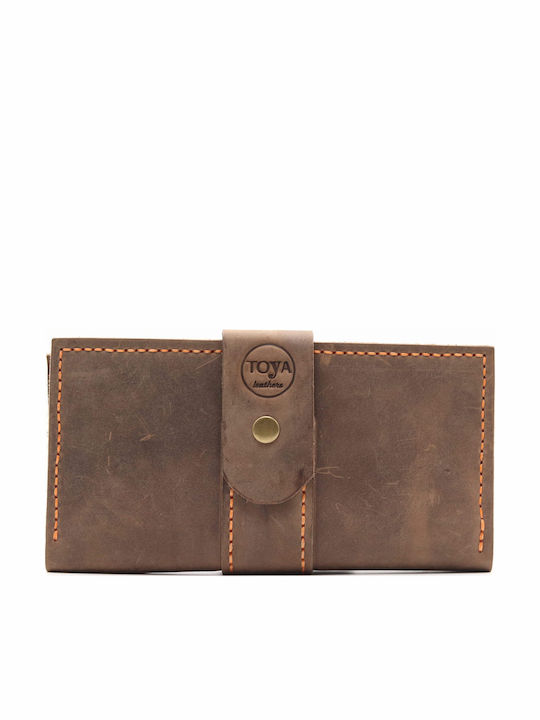 Toya Large Leather Women's Wallet Cards Green